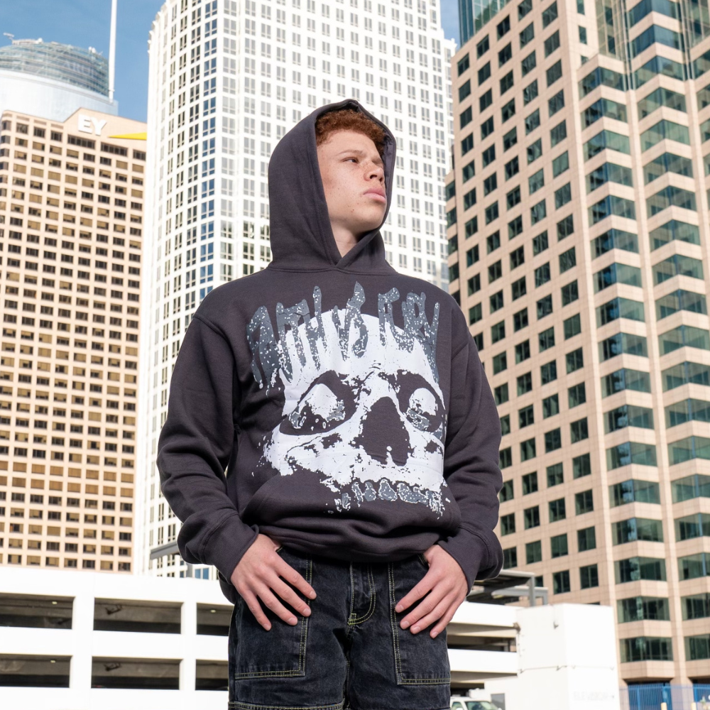 GREY HELL'S SYMPHONY HOODIE