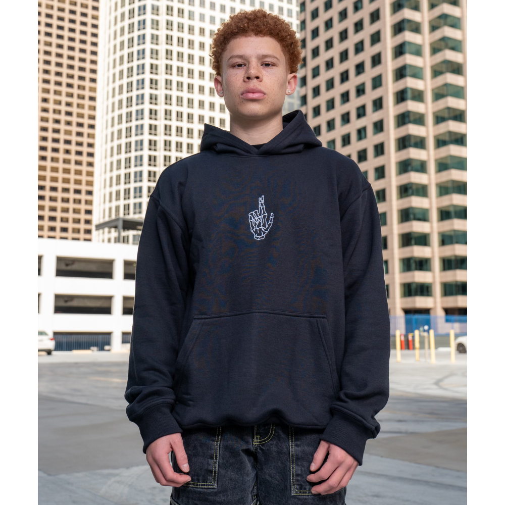 OG BONES HOODIE (BLACK)