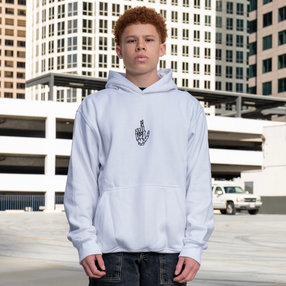 OG BONES HOODIE (WHITE)