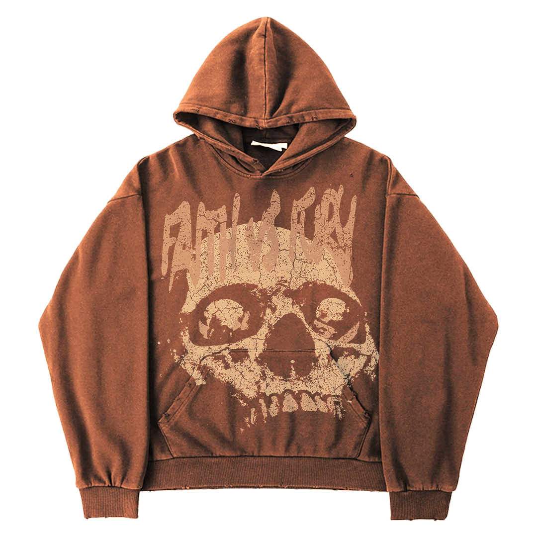 BROWN HELL'S SYMPHONY HOODIE